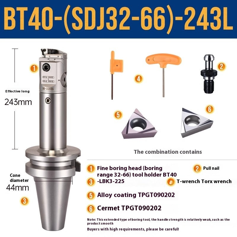 1071-SDJ Fine Boring Tools Fine Boring Heads Adjustable BT40 Fine Boring Tools Set Machining Center Small Bore Fine Boring Tools Shandong Denso Pricision Tools Co.,Ltd.